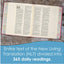 The One Year Bible Expressions NLT, Deluxe (Hardcover, Pink Flowers)