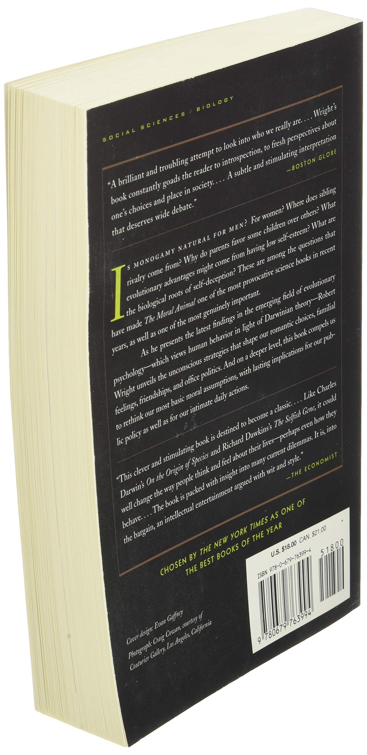 The Moral Animal: Why We Are, the Way We Are: The New Science of Evolutionary Psychology