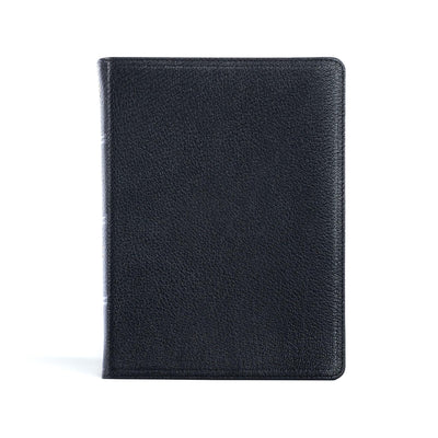 CSB Pastor's Bible, Verse-by-Verse Edition, Holman Handcrafted Collection, Black Premium Goatskin, Black Letter, Pastoral Helps and Study Tools, Cross-References, Maps, Easy-to-Read Bible Serif Type