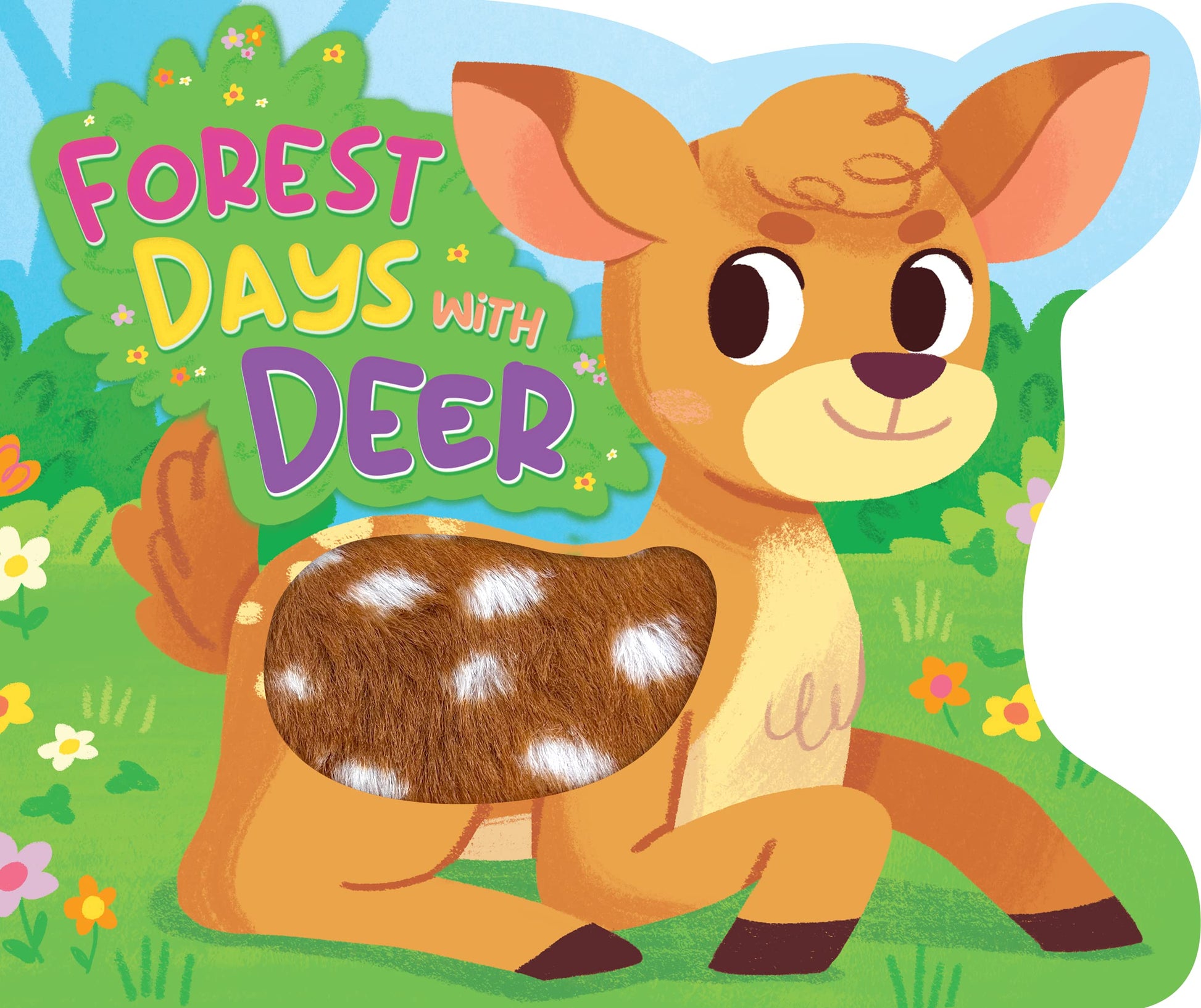 Little Hippo Books Forest Days with Deer - Touch and Feel Board Book - Sensory Board Book
