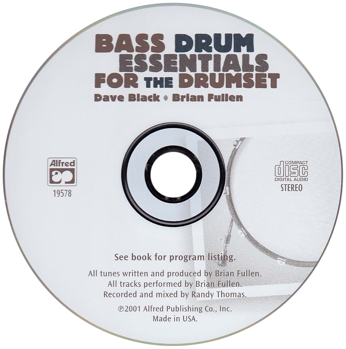 Bass Drum Essentials for the Drumset (CD)
