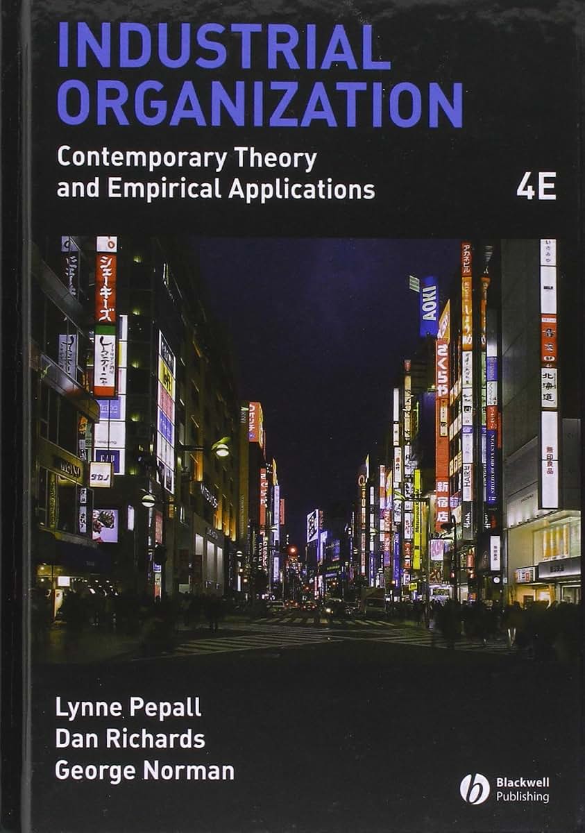 Industrial Organization: Contemporary Theory and Empirical Applications