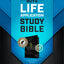 NLT Boys Life Application Study Bible, TuTone (LeatherLike, Neon/Black, Indexed)