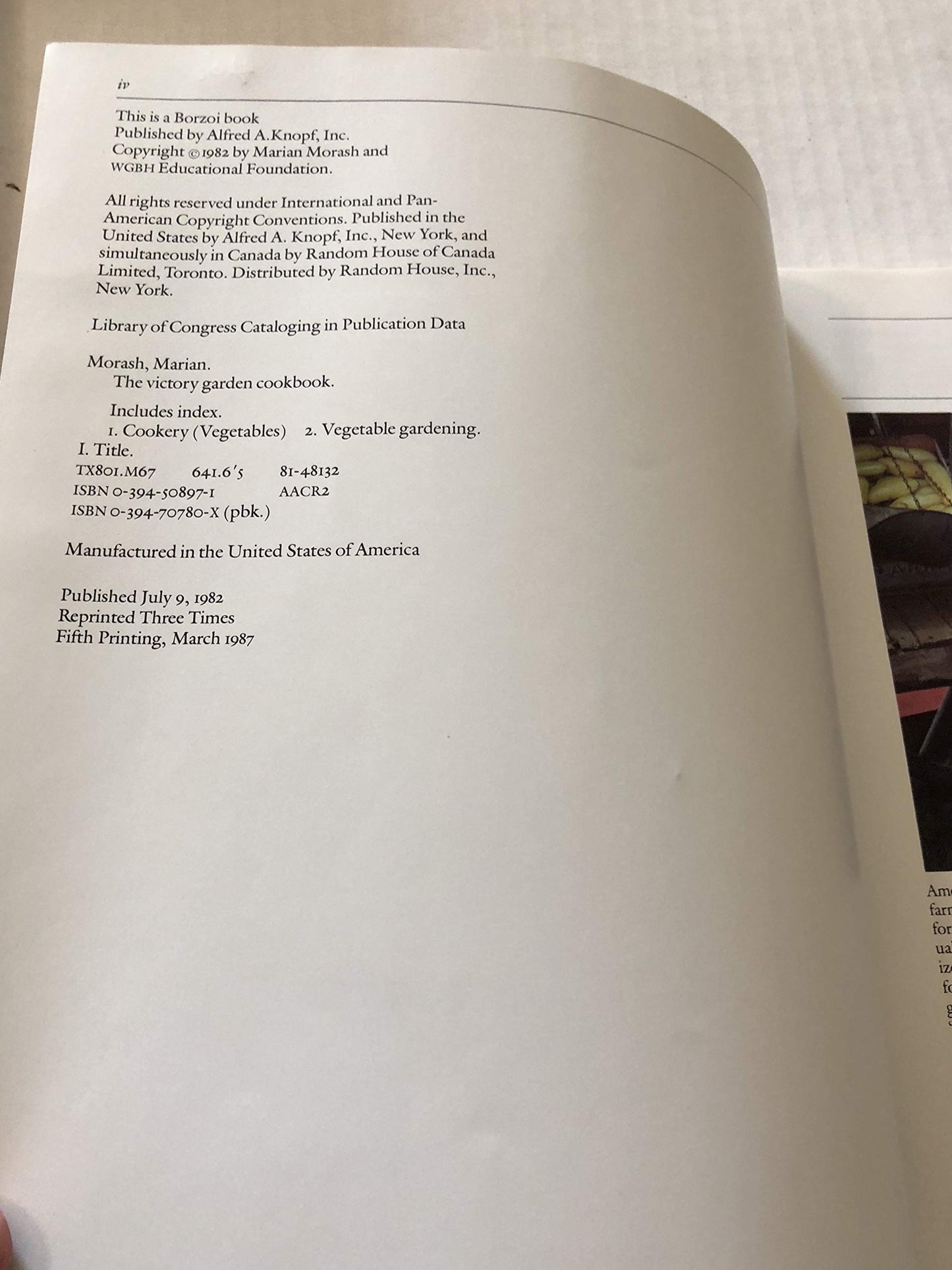 The Victory Garden Cookbook