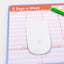 Knock Knock 5 Days a Week Paper Mouse Pad, Weekly Calendar Pad Tear Off & Daily To Do List Pad, 9.5 x 8-inches