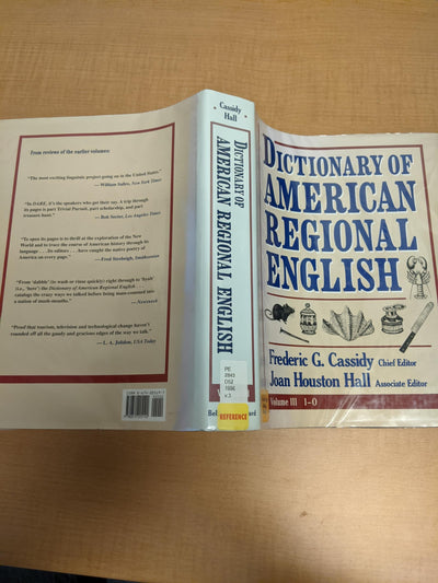 Dictionary of American Regional English: I-O (III) (Volume III)