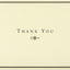 Black and Cream Thank You Cards