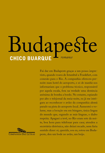 Budapeste: Romance (Portuguese Edition)