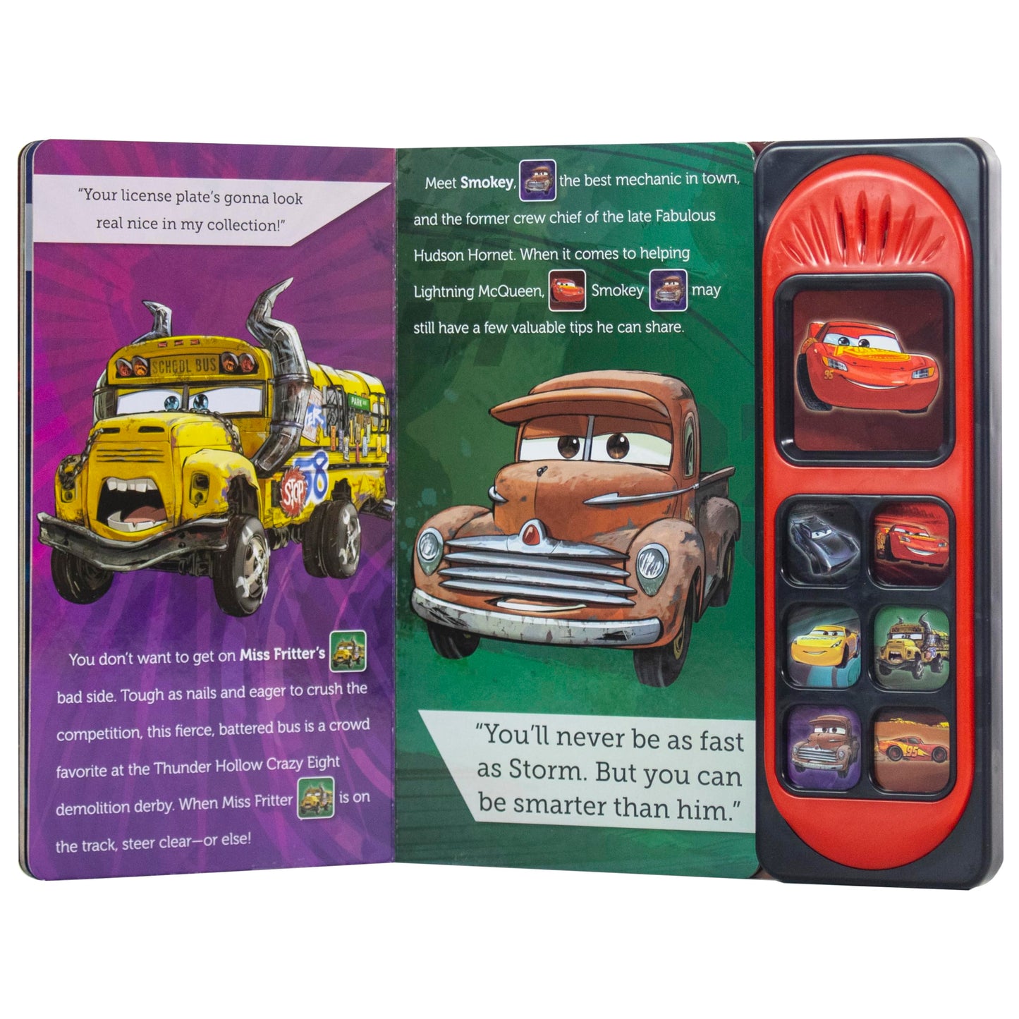 Disney Pixar Cars 3 - Lightning McQueen and Friends Little Sound Book - Play-a-Sound - PI Kids