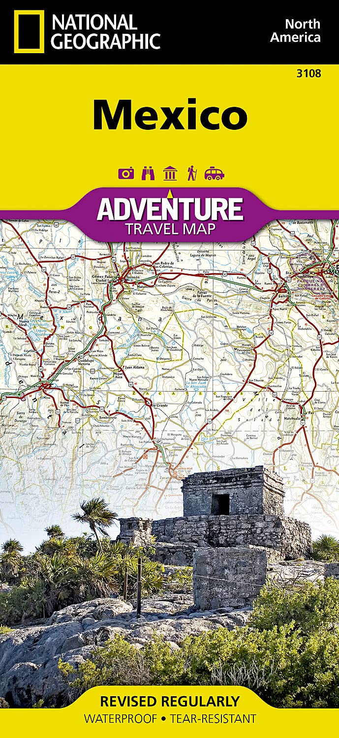 Mexico Map (National Geographic Adventure Map, 3108)