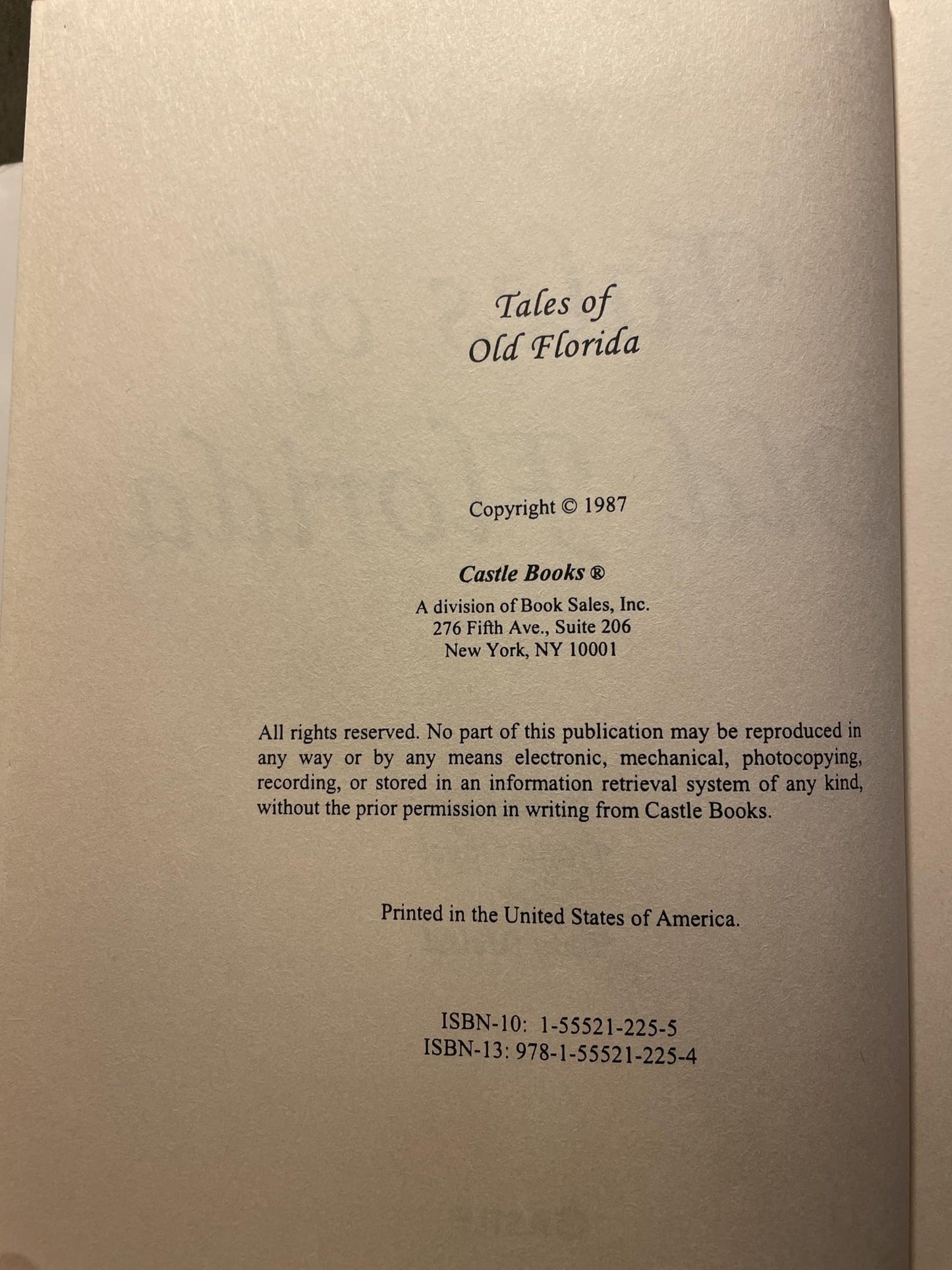 Tales of Old Florida