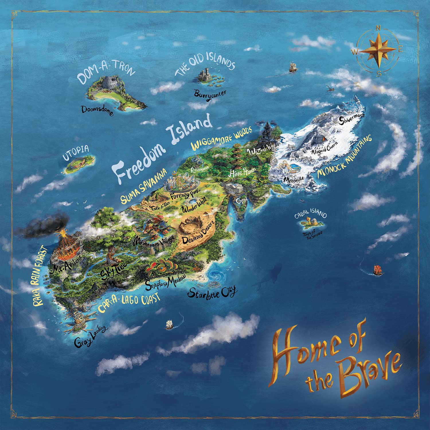 A Town Worth Defending (Freedom Island, 3-5)