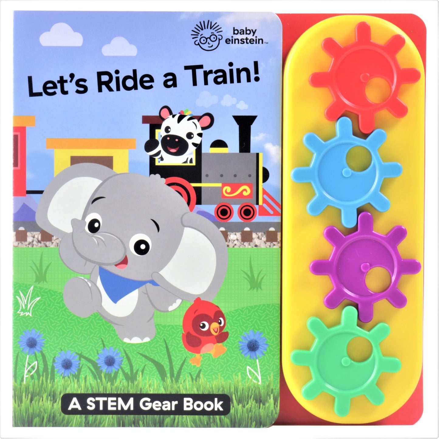 Baby Einstein - Lets Ride a Train! - A STEM Gear Sound Book - PI Kids
