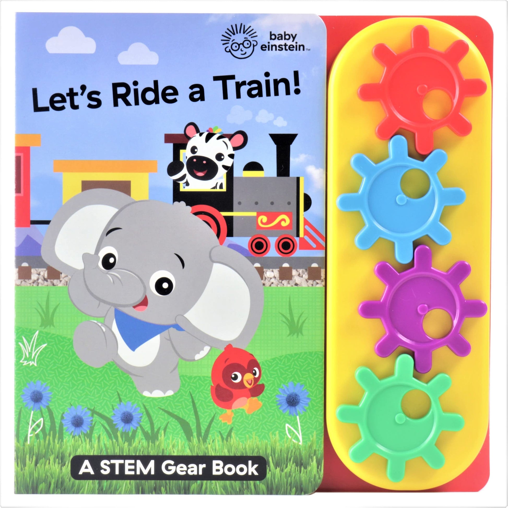 Baby Einstein - Lets Ride a Train! - A STEM Gear Sound Book - PI Kids