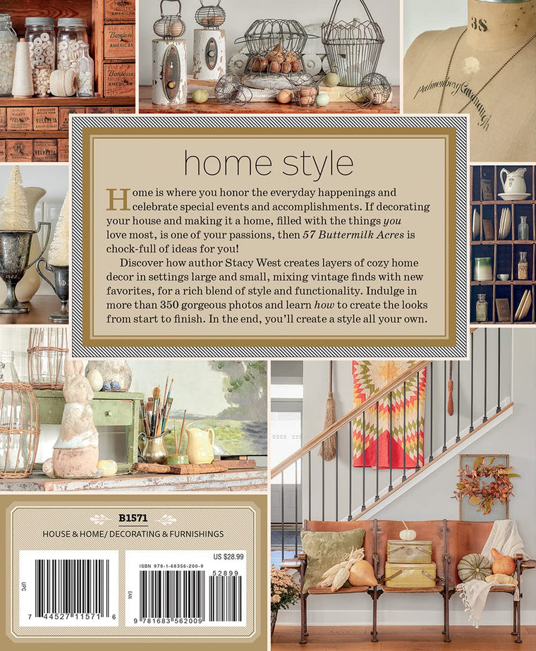 57 Buttermilk Acres: Mixing Vintage & New for a Cozy, Inviting Home — back cover