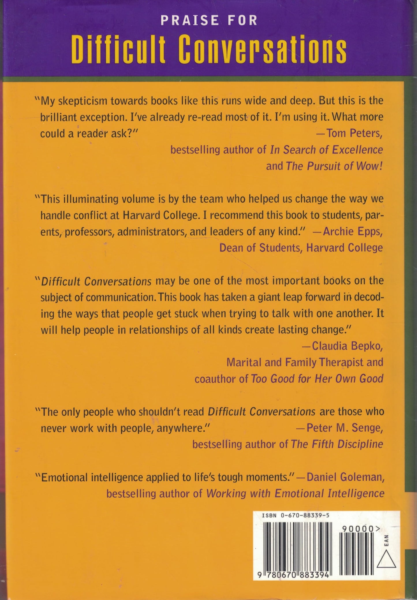 Difficult Conversations: How to Discuss What Matters Most by