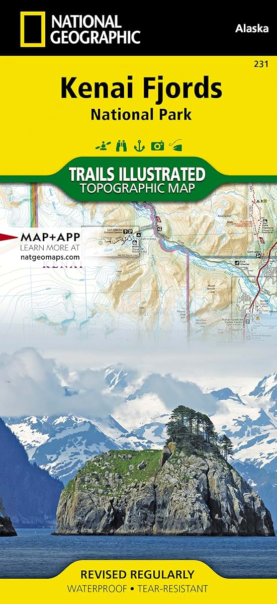 Kenai Fjords National Park Map (National Geographic Trails Illustrated Map, 231)