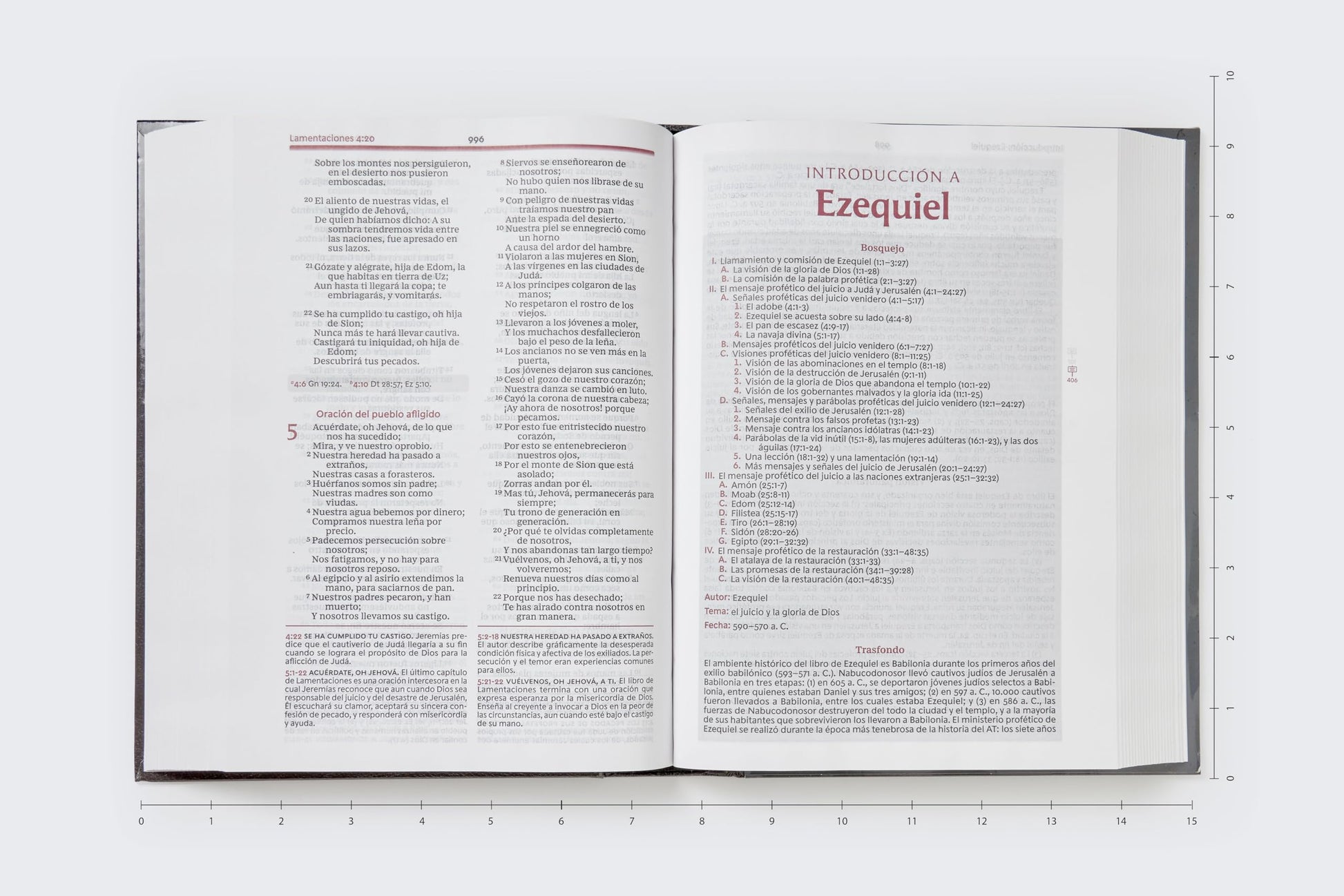 RVR60, Biblia de estudio de la vida plena, Edicin clsica, Tapa dura, Palabras de Jess en rojo, Comfort Print (Spanish Edition)