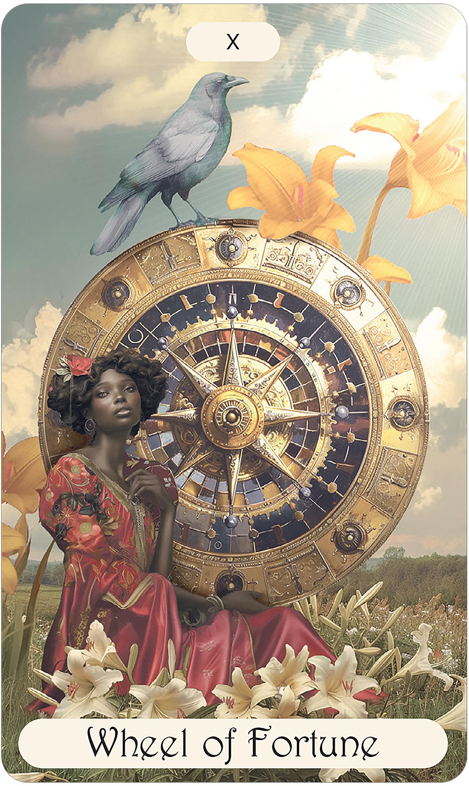 Magical Hours Tarot: 78 Lush Collage-Style Cards, Enchanting Divination Deck Steeped in Nature & Magic, Includes Full-Color 128-Page Illustrated Guidebook