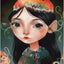 Wisdom of the Wild Things Oracle: 45 Silver Gilt-Edged Oracle Cards, Creepy Cute Artwork by Evaboneva, Whimsical Creatures, 112-Page Guidebook, Positive Messages of Encouragement, Includes Pouch