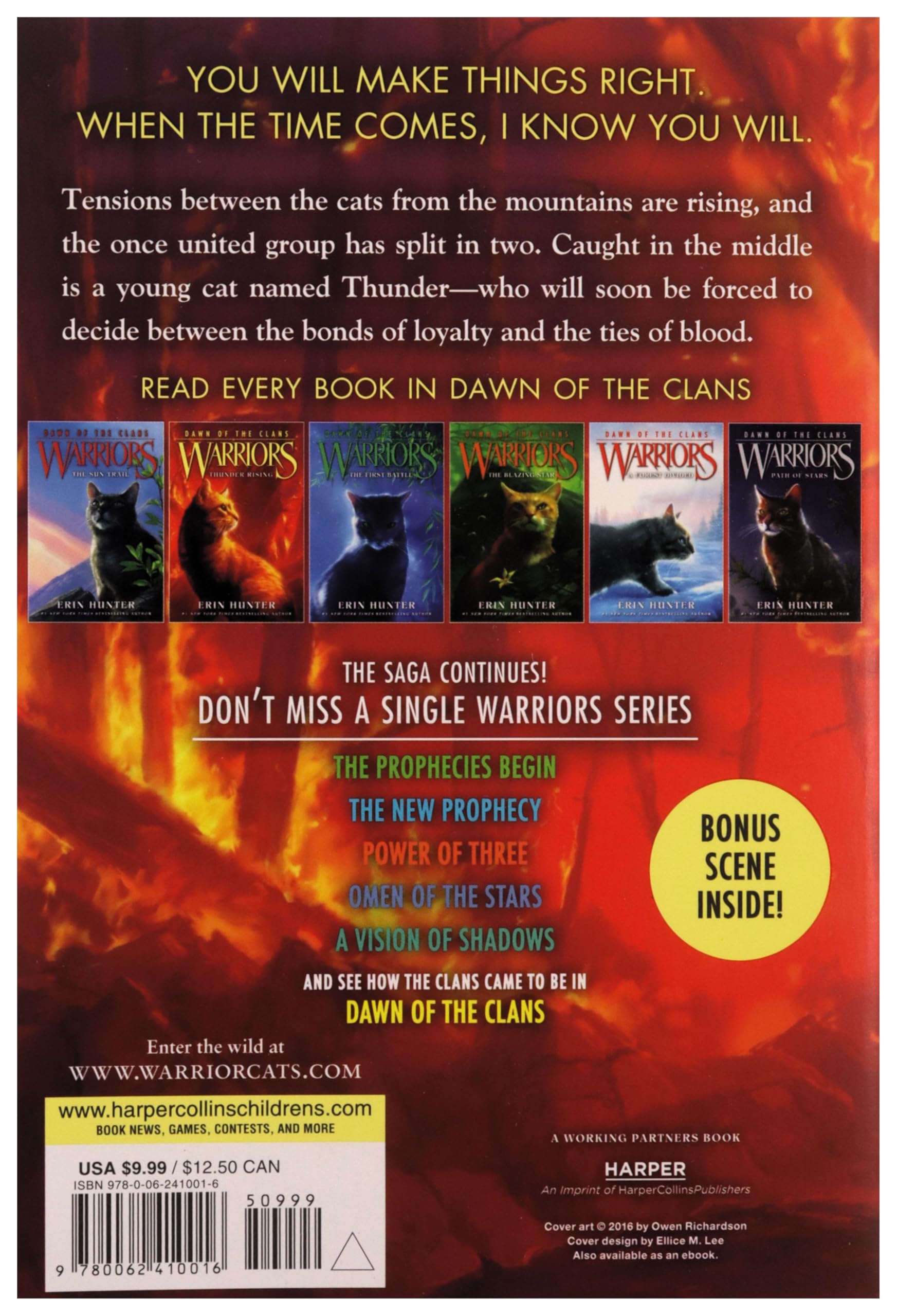 Warriors: Dawn of the Clans #2: Thunder Rising