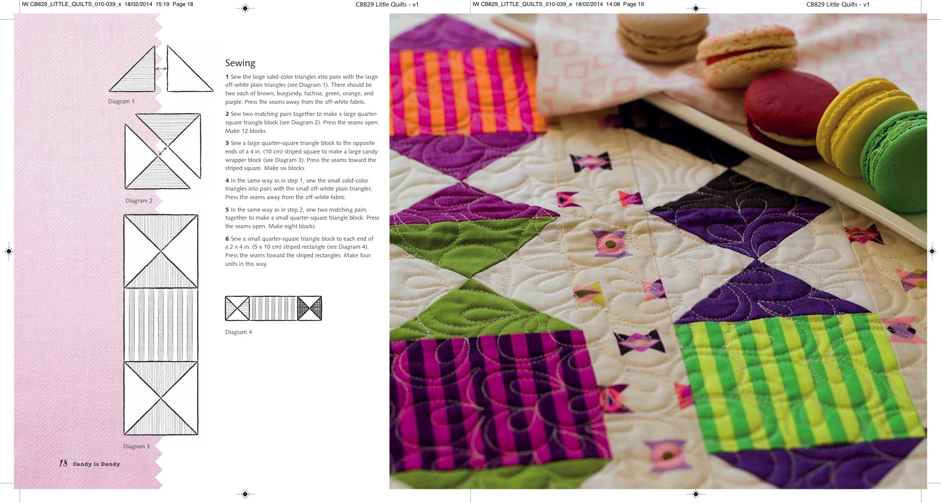 Little Quilts: 15 step-by-step projects for adorably small quilts