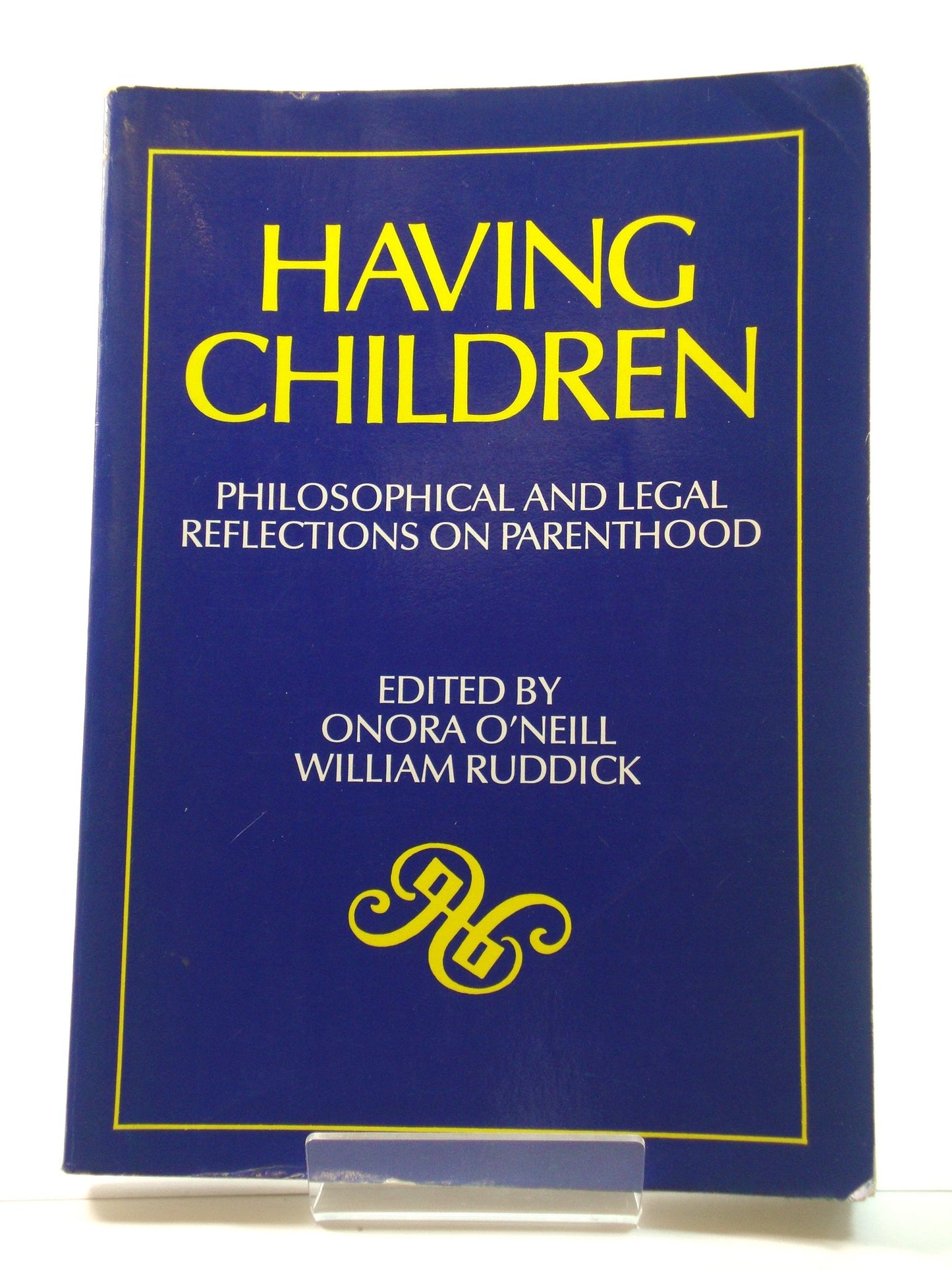 Having Children: Philosophical and Legal Reflections on Pare