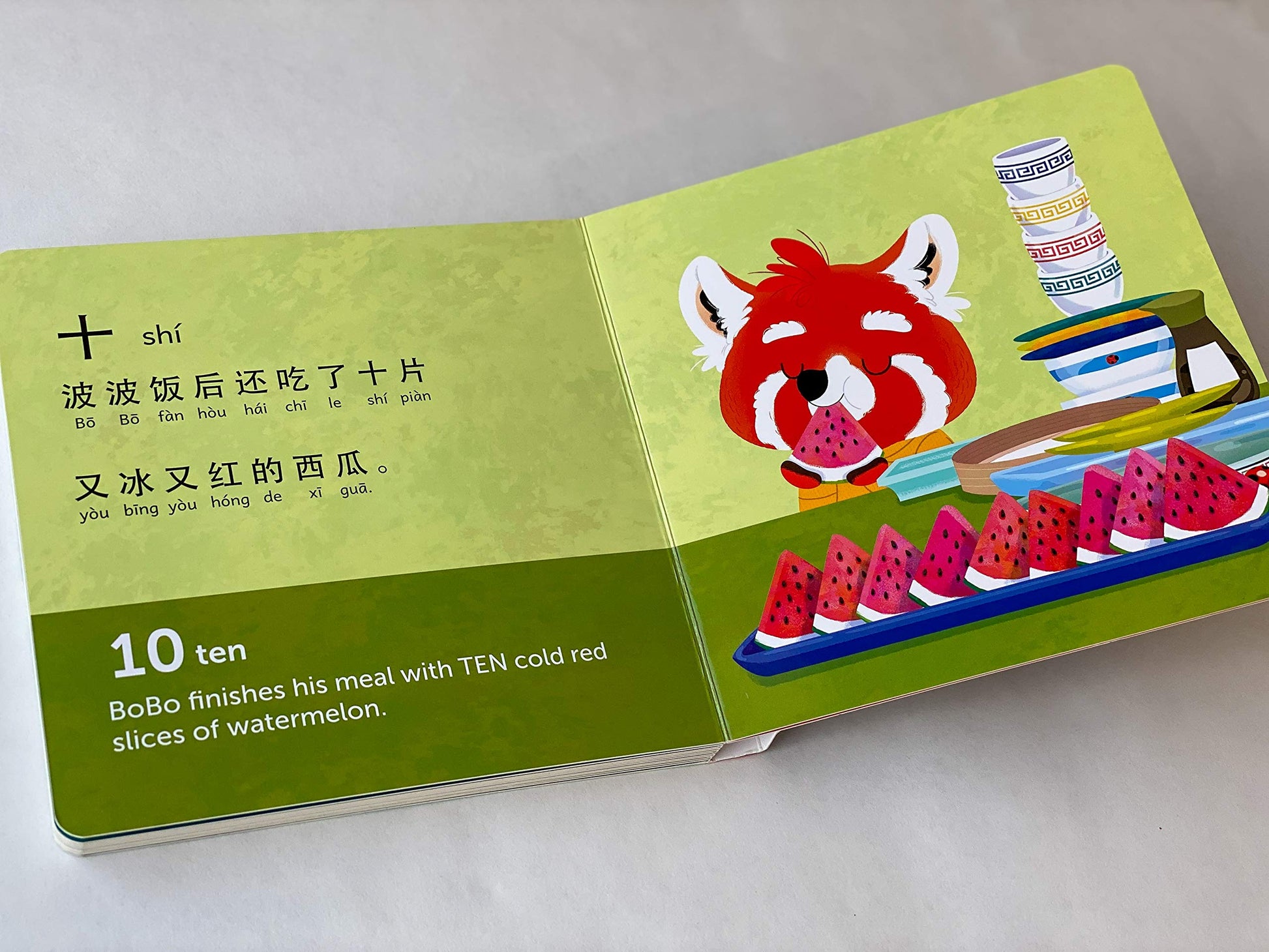 BoBo Loves Dumplings (A Bilingual Dual Language Counting Book for Children, Kids, and Babies Written in Chinese, English, and PinYin)