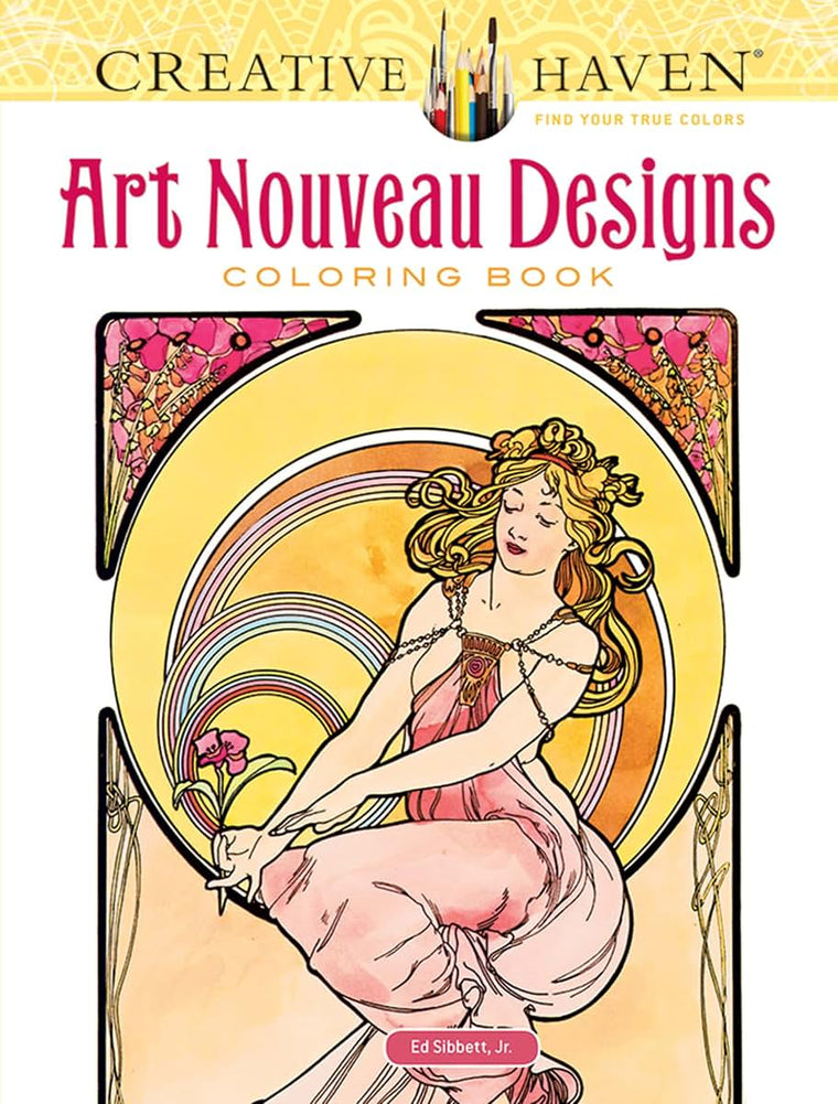 Creative Haven Art Nouveau Designs Coloring Book: Relax & Find Your True Colors (Adult Coloring Books: Art & Design)