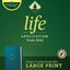 Tyndale NLT Life Application Study Bible, Third Edition, Large Print (LeatherLike, Teal Blue, Indexed, Red Letter) - New Living Translation Bible, Large Print Study Bible for Enhanced Readability