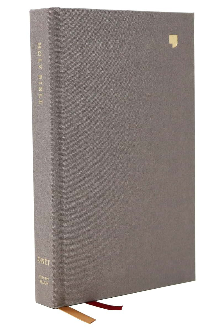 NET Bible, Single-Column Reference, Cloth over Board, Gray, Comfort Print: Holy Bible