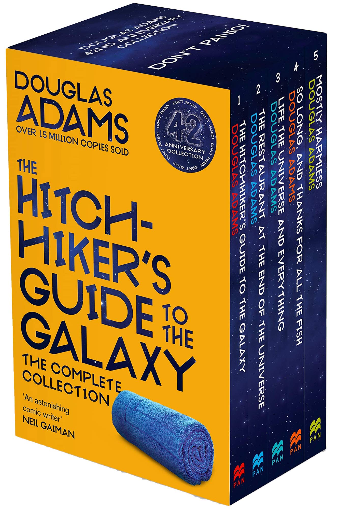 Hitchhiker's Guide to the Galaxy Series Douglas Adams Collection 5 Books Bundle