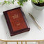 KJV Holy Bible, Compact Faux Leather Red Letter Edition - Ribbon Marker, King James Version, Burgundy/Saddle Tan, Zipper Closure (KJV Compact Editions)