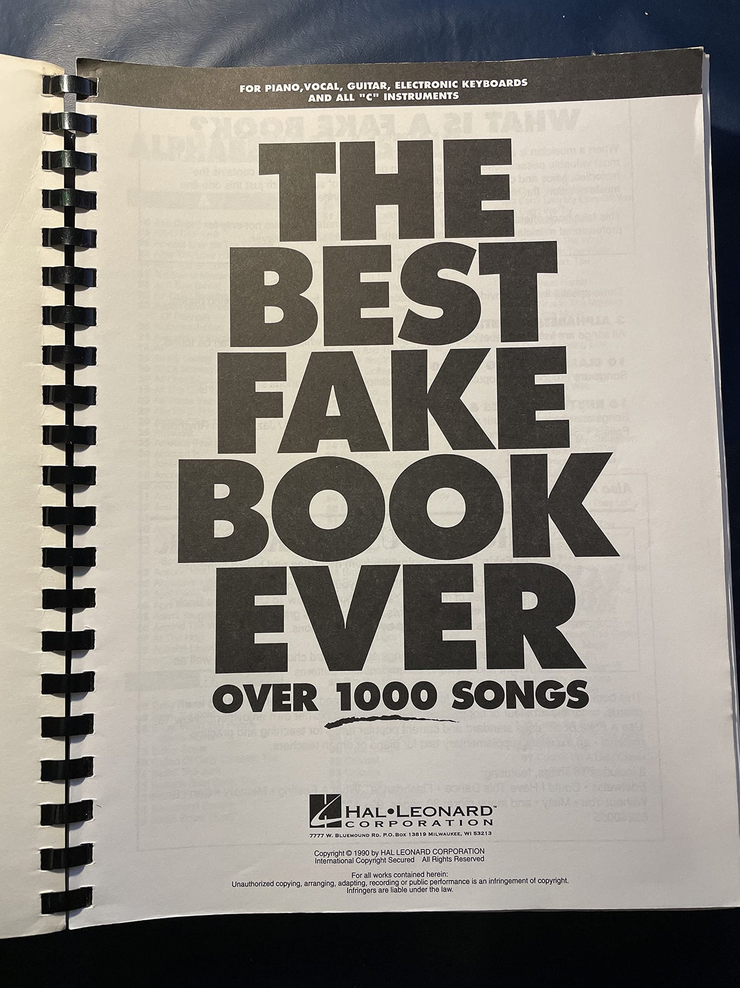 The Best Fake Book Ever: For Keyboard, Vocal, Guitar, and Al