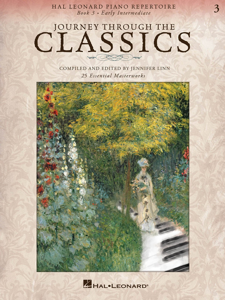 Journey Through the Classics - Book 3  Early Intermediate Piano Repertoire Sheet Music Book for Students and Teachers  Progressive Classical Pieces ... Recitals (Hal Leonard Piano Repertoire, 3)