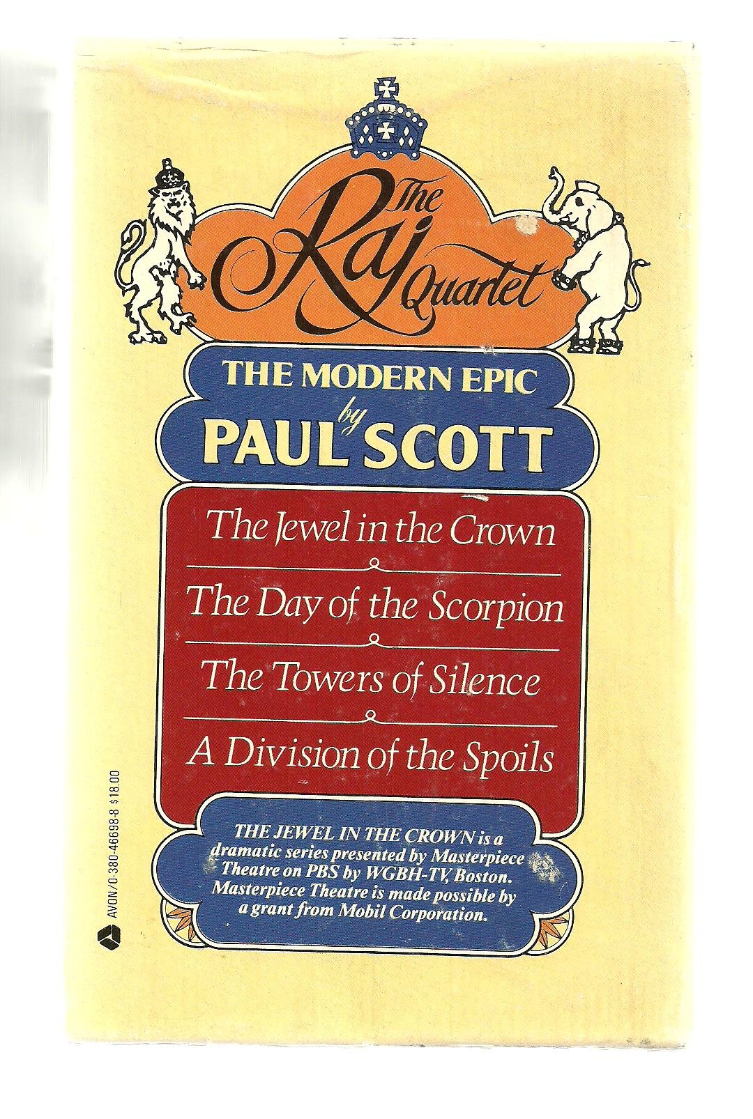Raj Quartet by Scott, Paul
