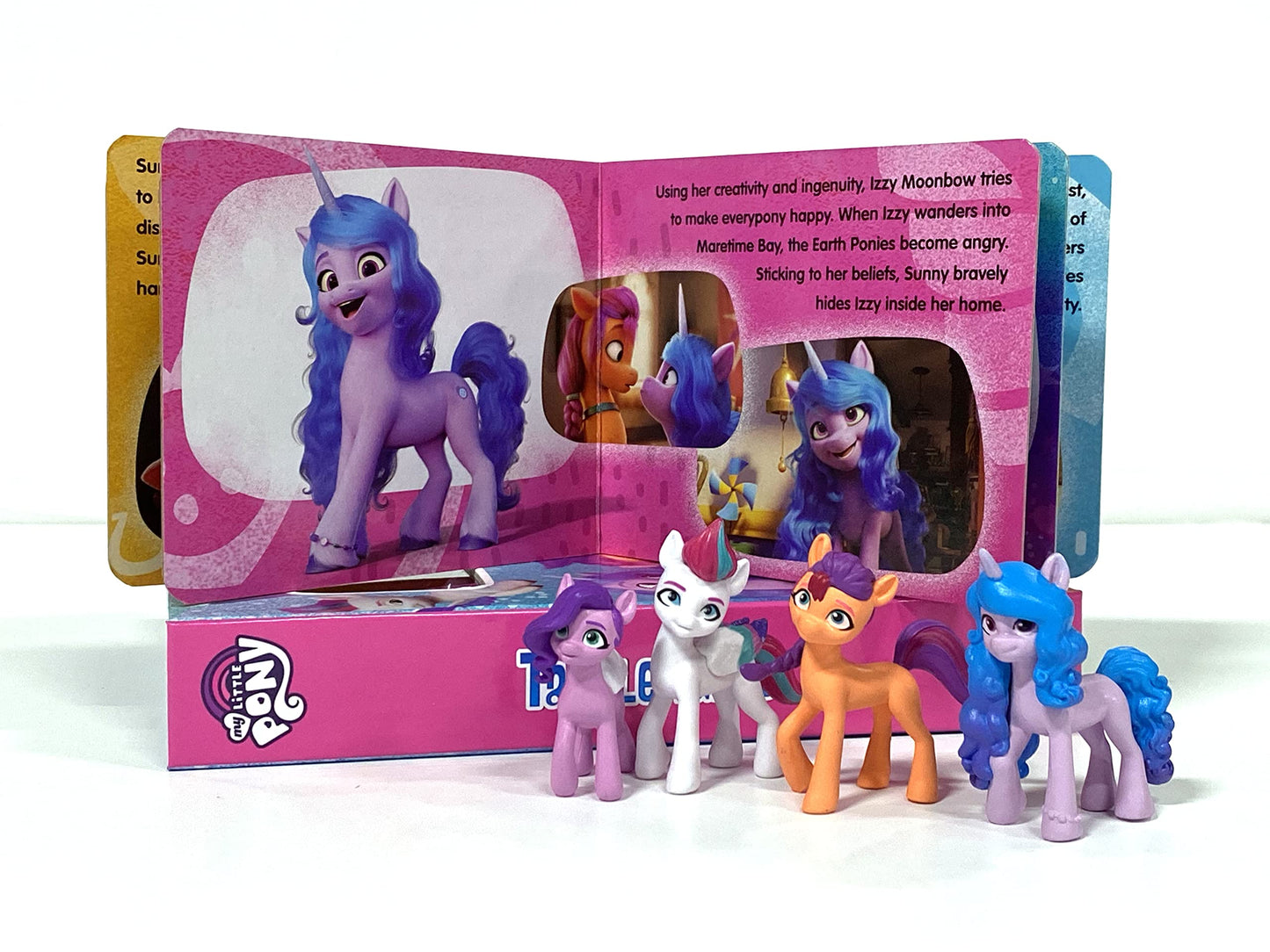 My Little Pony Tattle Tales - Activity Books for kids, 12-page storybook, 4 figurines