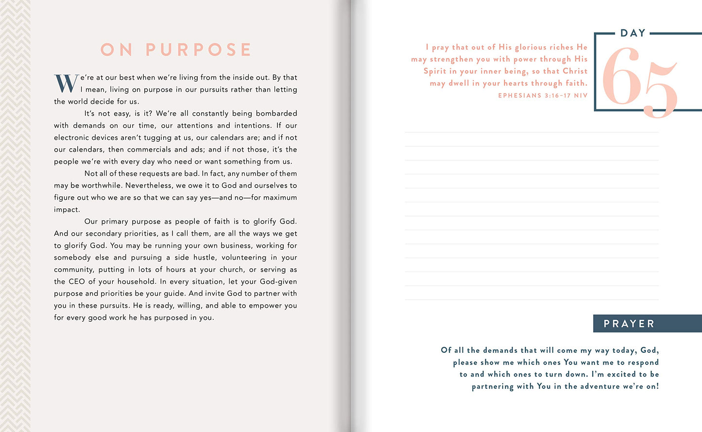 100 Days of Joy and Strength: A Devotional Journal by Candac