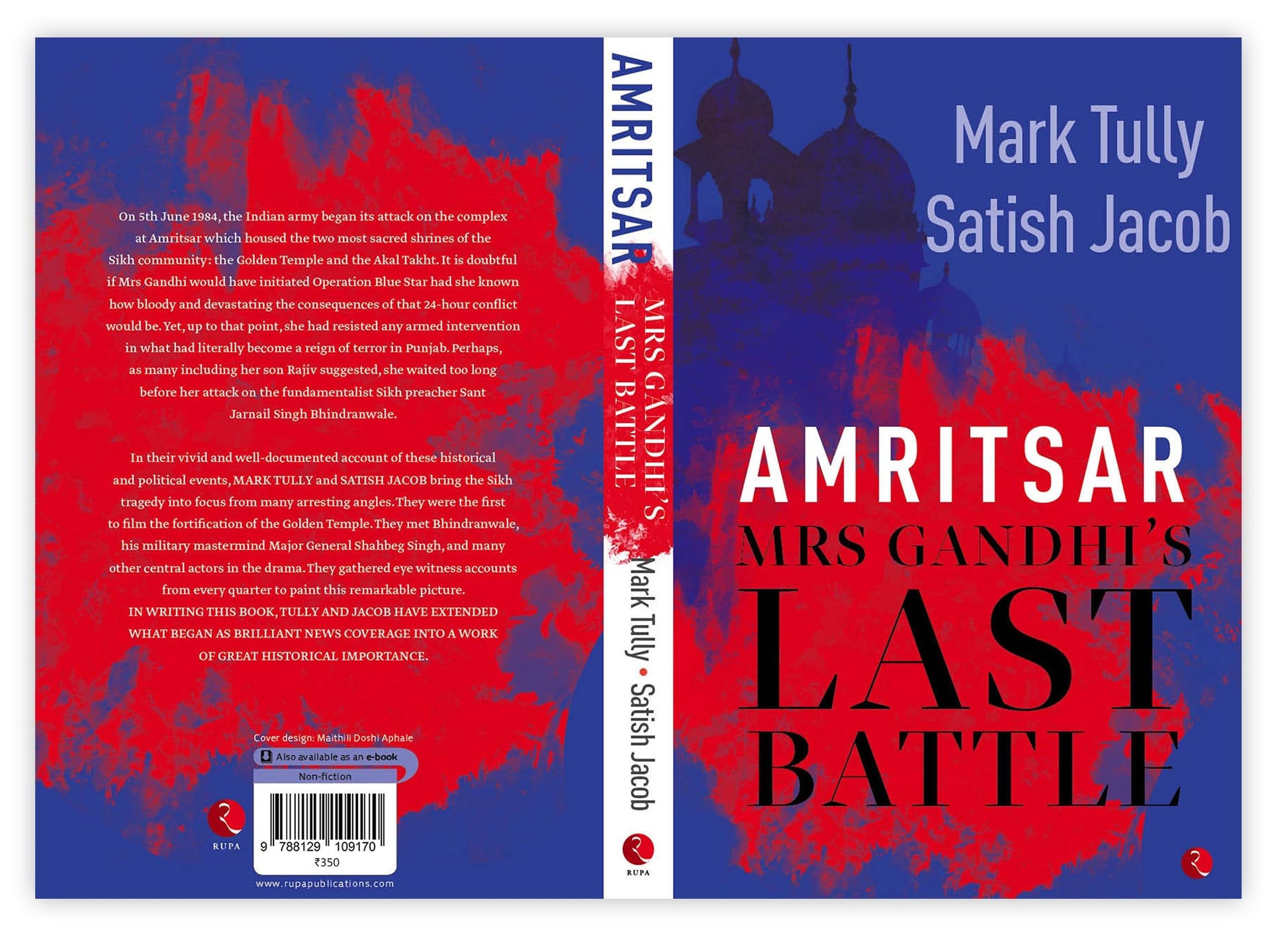 Amritsar: Mrs Gandhi's Last Battle