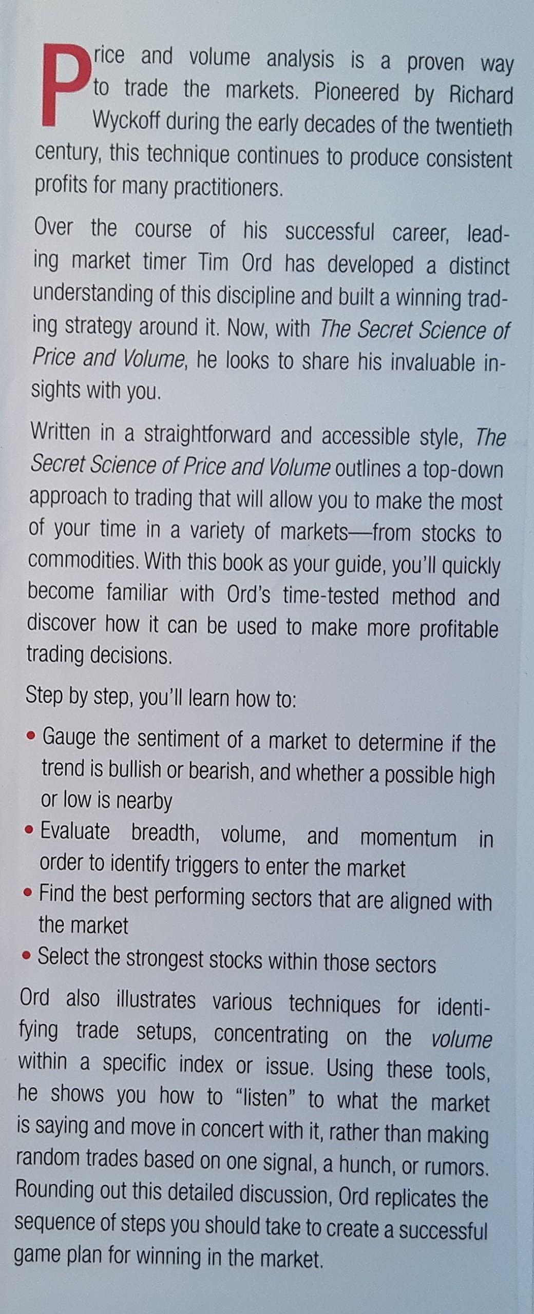 The Secret Science of Price and Volume