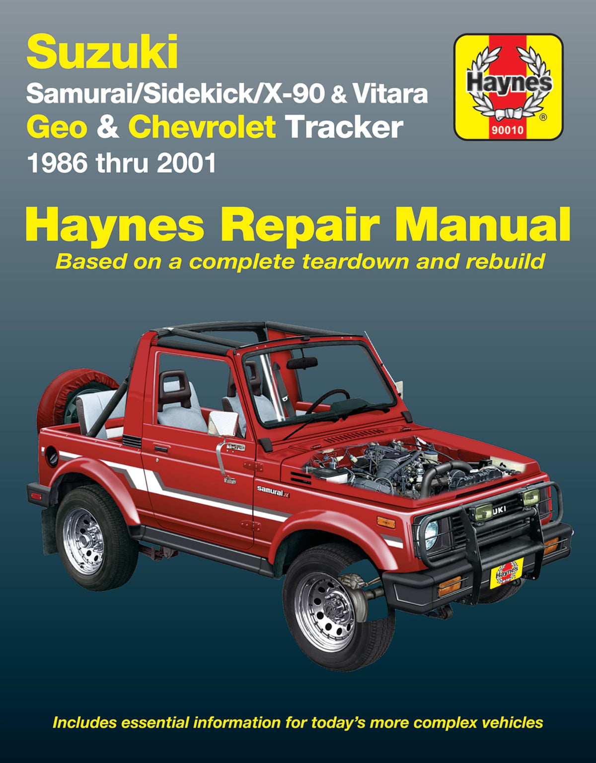 Haynes Suzuki Samurai Sidekick X90 and Vitara & Geo/Chevrolet Tracker Repair Manual (Haynes Repair Manuals)