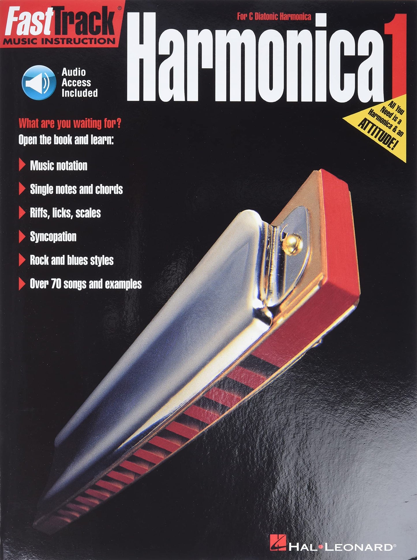 FastTrack Harmonica Method - Book 1 Book/Online Audio (Fast Track Music Instruction)