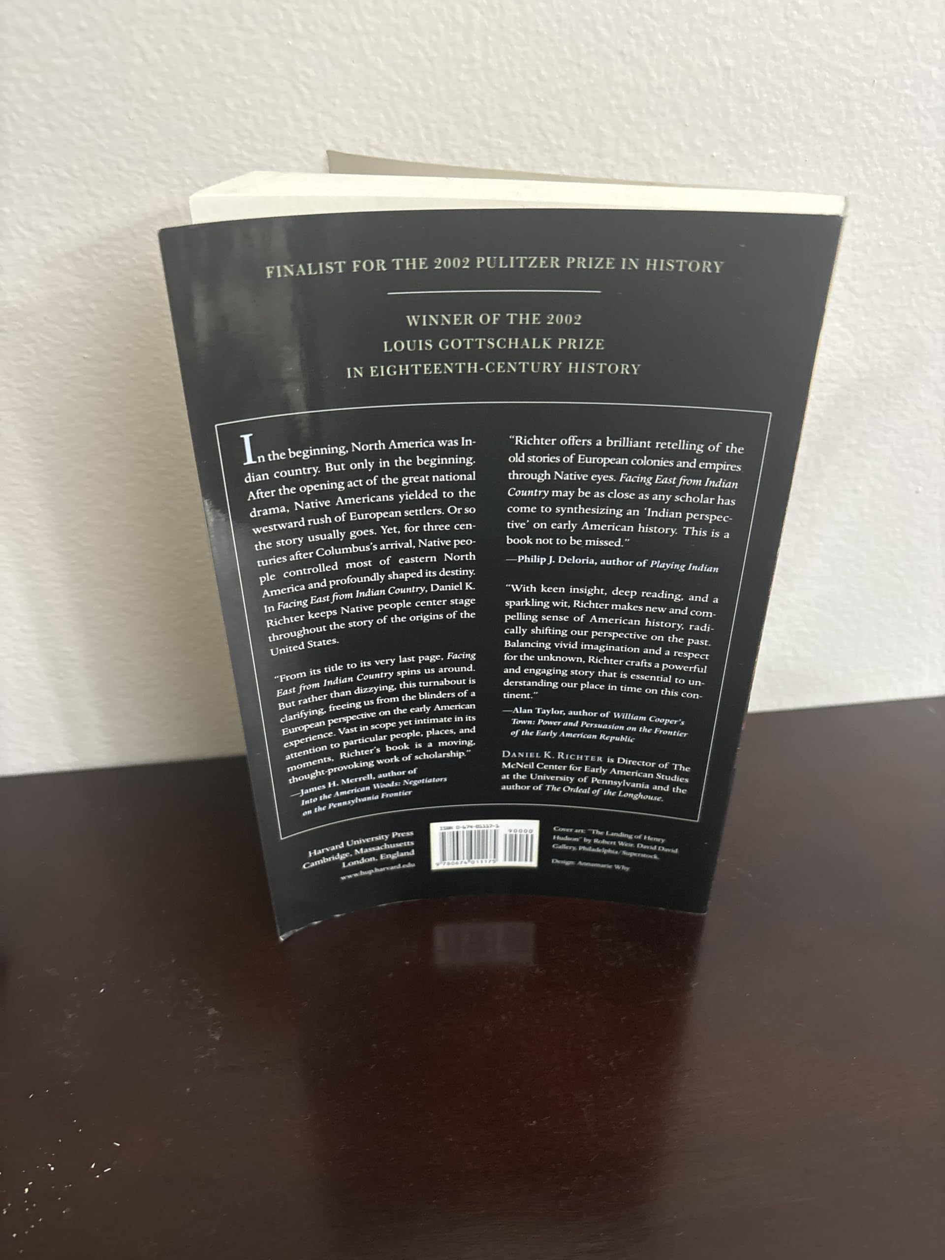 Facing East from Indian Country: A Native History of Early America