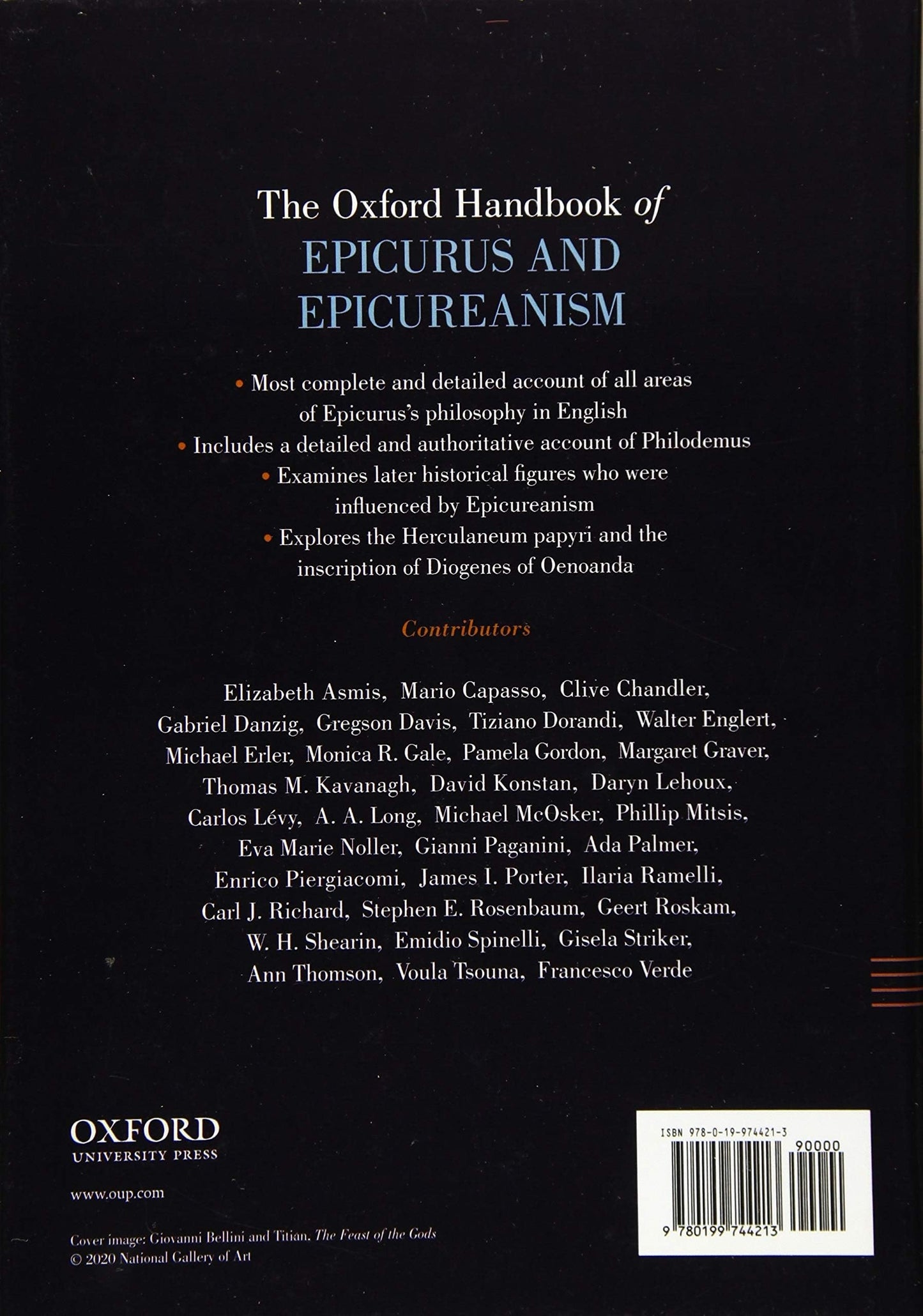 Oxford Handbook of Epicurus and Epicureanism (Oxford Handbooks)