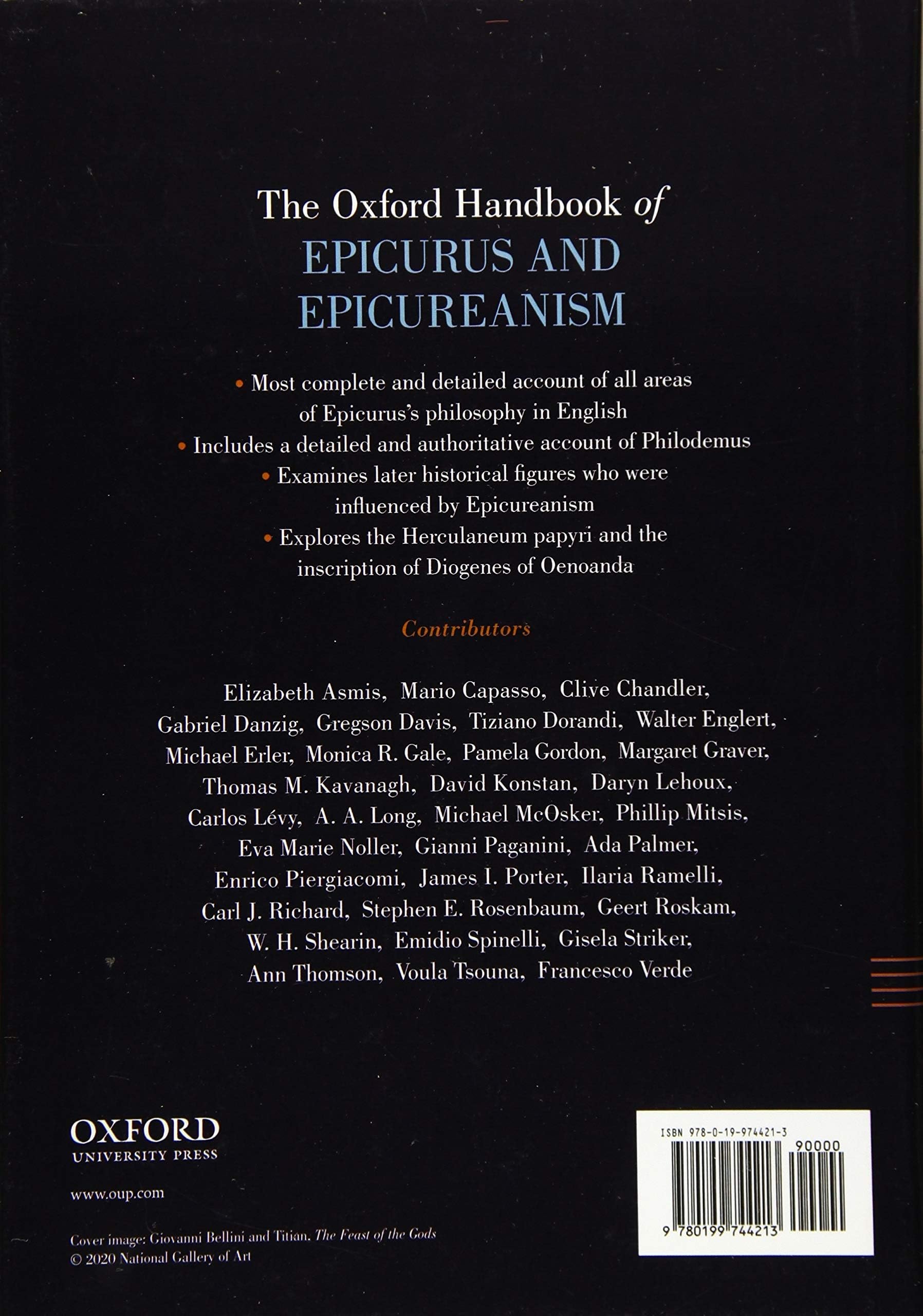 Oxford Handbook of Epicurus and Epicureanism (Oxford Handbooks)