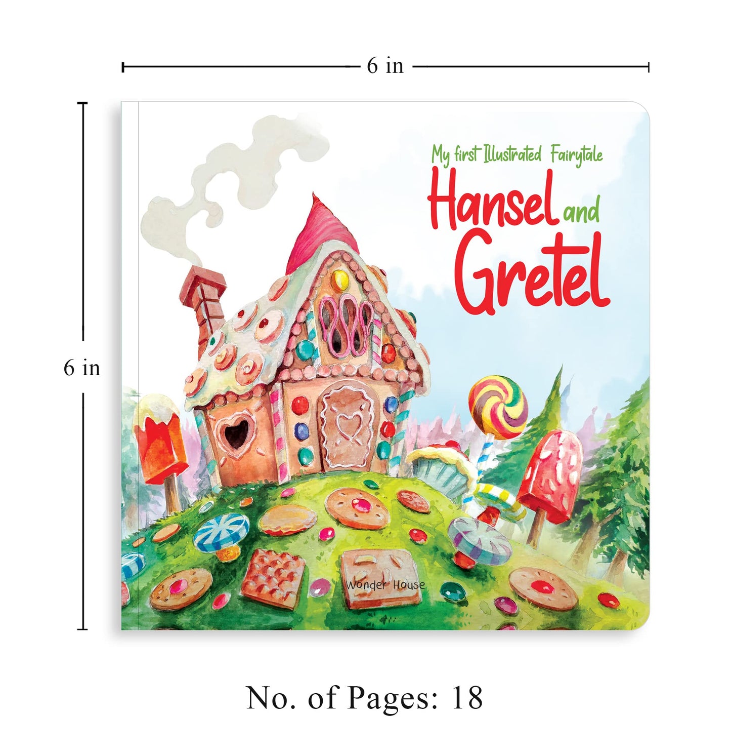 My first Illustrated Fairytale Board Book - Hansel and Gretel Board Book (My First Fairytales)