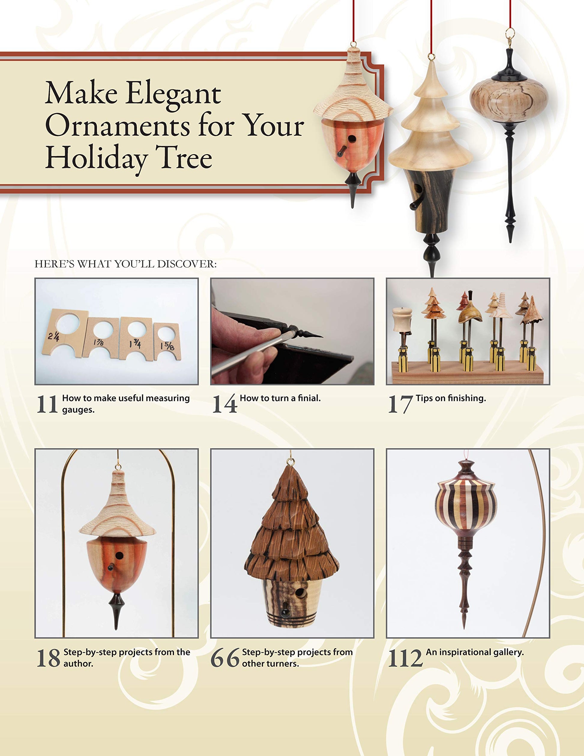 Woodturning Christmas Ornaments with Dale L. Nish (Fox Chapel Publishing) Step-by-Step Instructions & Photos for 12 Elegant Wood-Turned Pieces to Decorate Your Tree and Deck the Halls for the Holidays