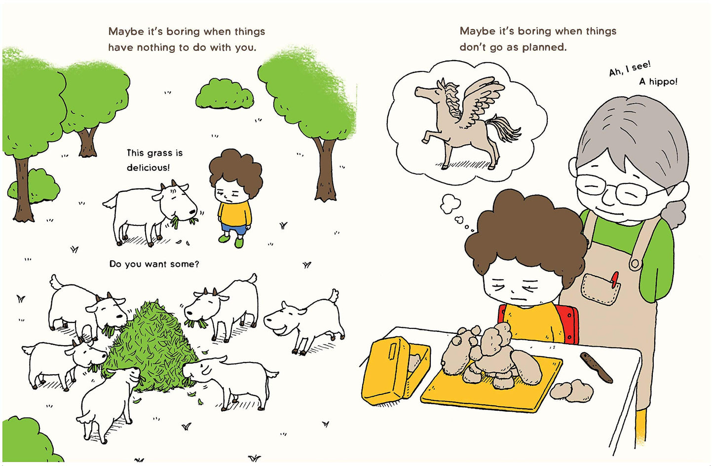 The Boring Book: (Childrens Book about Boredom, Funny Kids Picture Book, Early Elementary School Story Book)