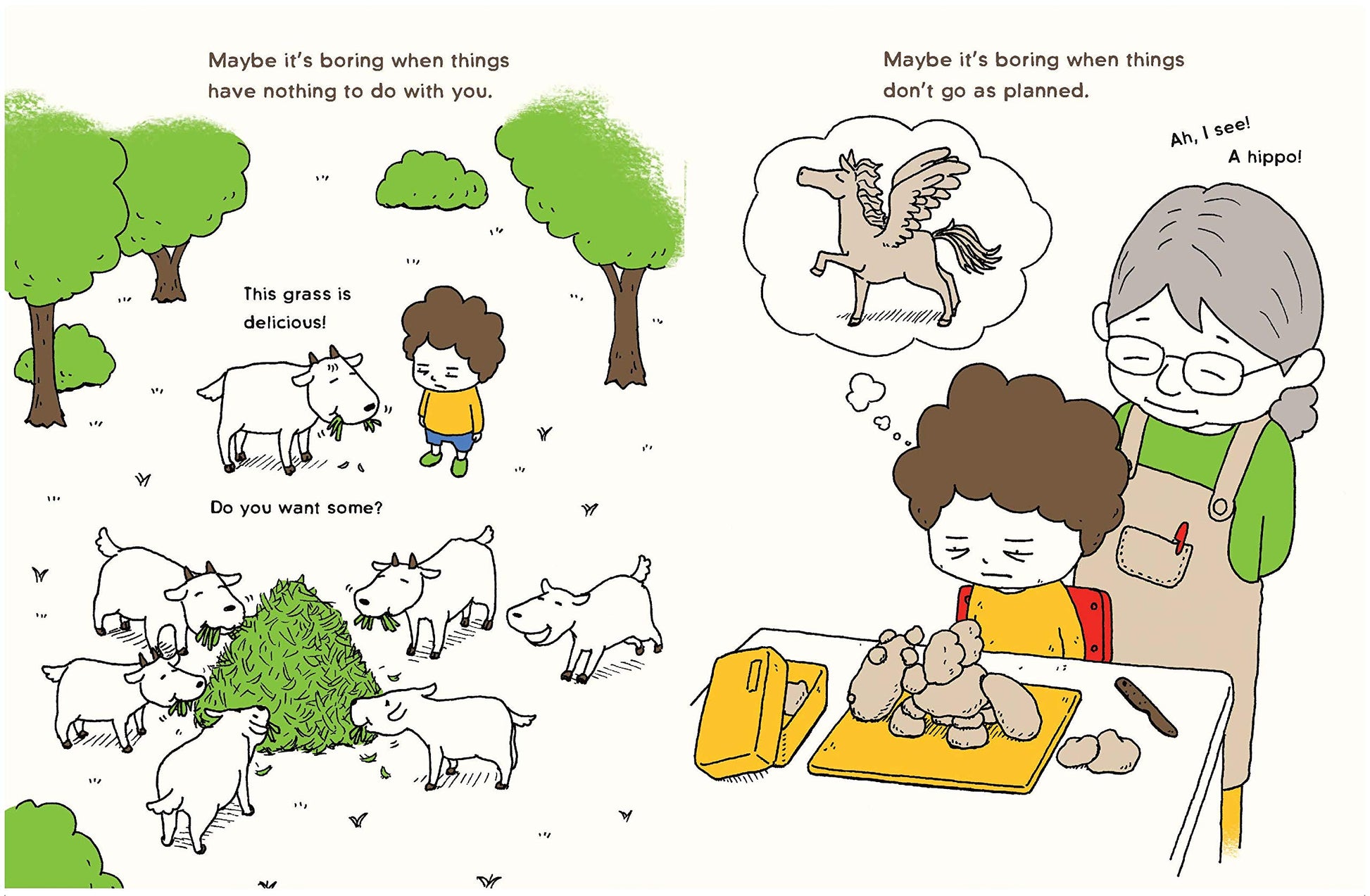 The Boring Book: (Childrens Book about Boredom, Funny Kids Picture Book, Early Elementary School Story Book)