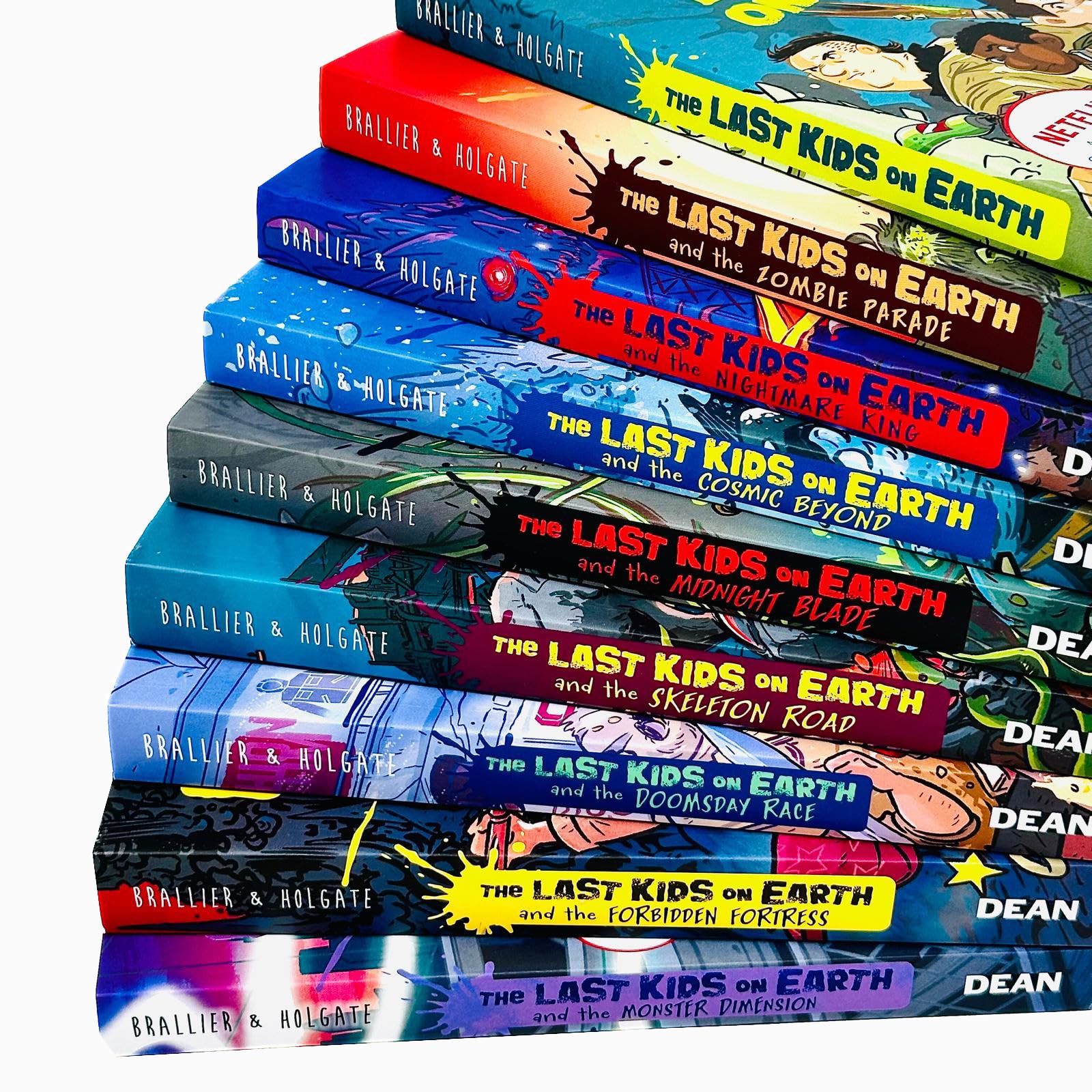 The Last Kids On Earth Series Books 1 - 9 Collection Set By Max Brallier(Last Kids On Earth, Zombie Parade, Nightmare King, Cosmic Beyond, Midnight Blade, Skeleton Road, Doomsday Race & More)